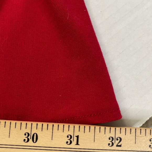 Muse Womens Red Fit and Flare Halter Partially Lined Knit Dress Size 8 - Picture 7 of 7